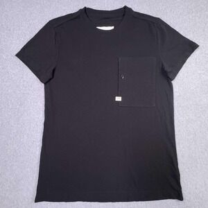 G Star Raw Short Sleeve‎ T Shirt Black Men's Large Pocket Crewneck Streetwear